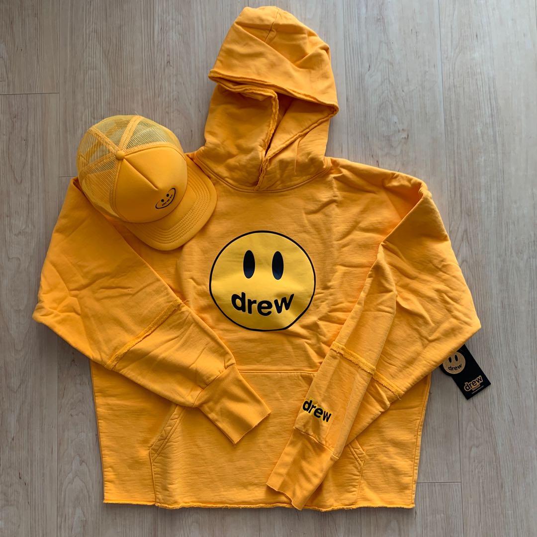 Yellow drew house hoodie