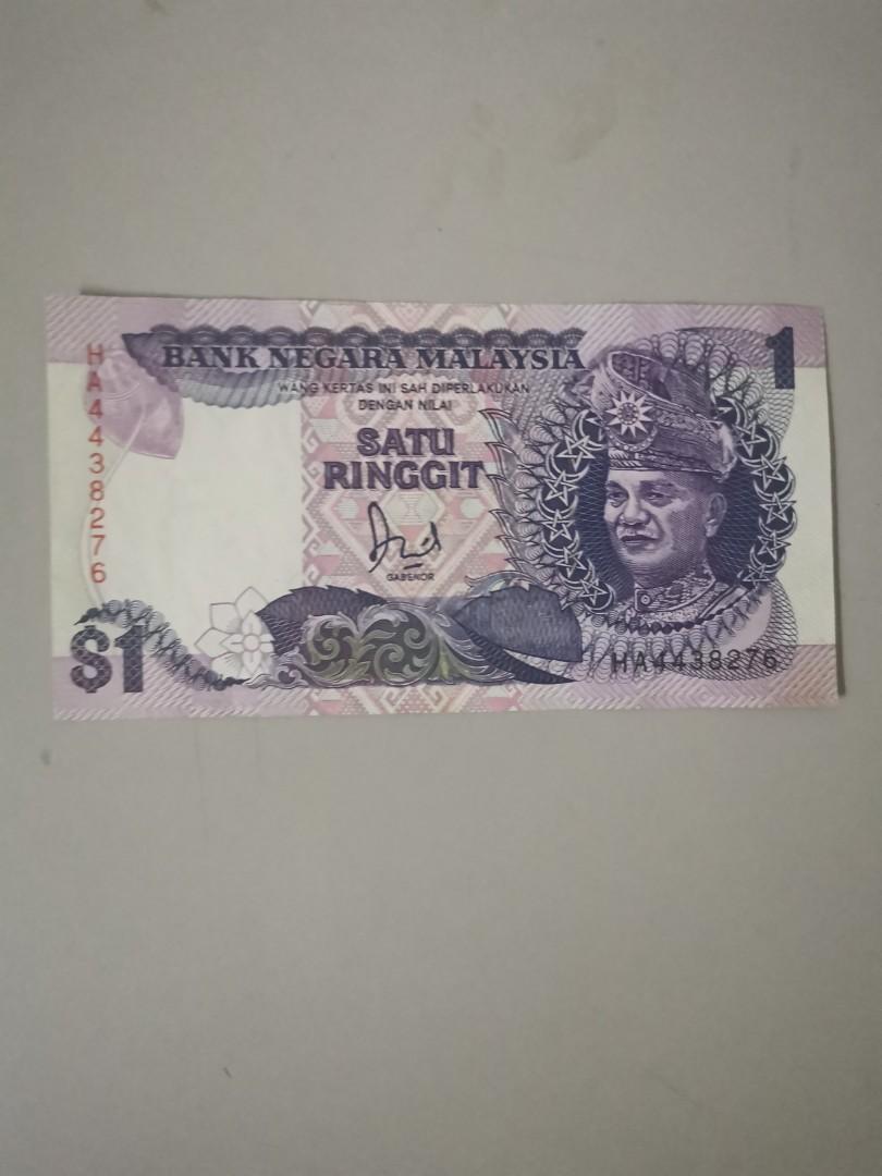 Duit Lama Ringgit Malaysia Rm 1 6th Series Unc Antiques Currency On Carousell