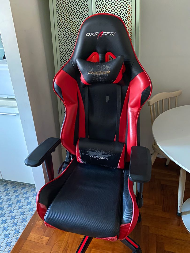 Dxracer leather sales peeling