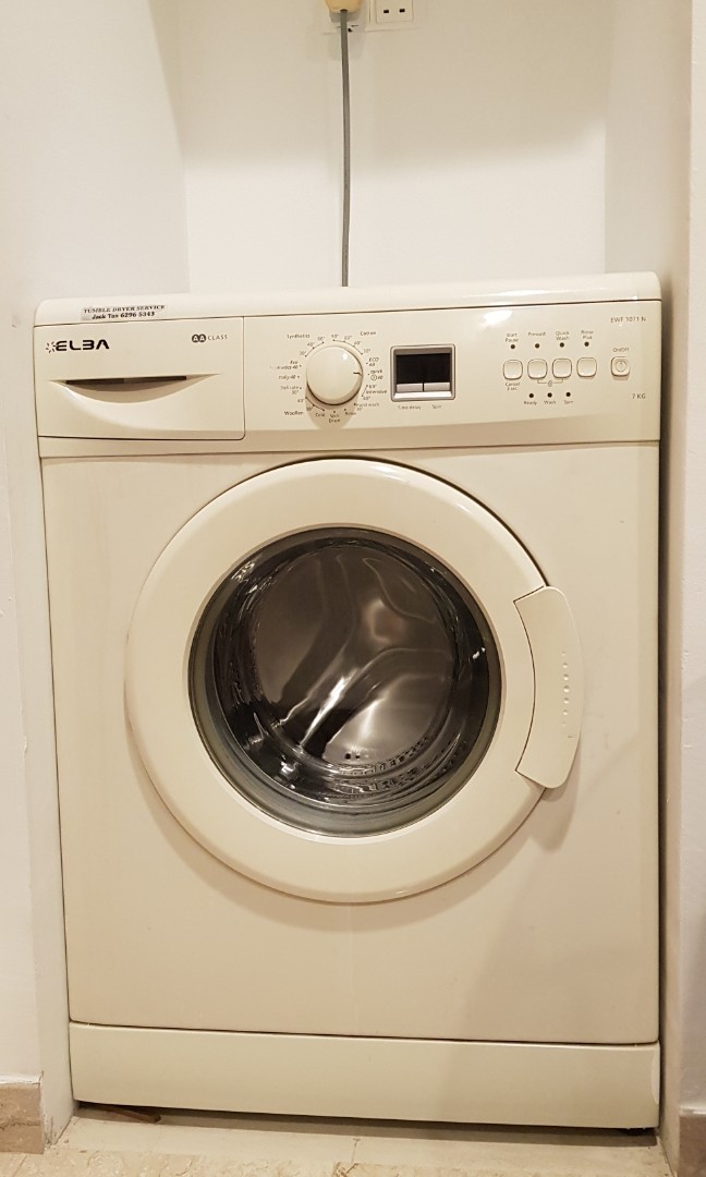 Elba 7kgs front load washing machine, TV & Home Appliances, Washing