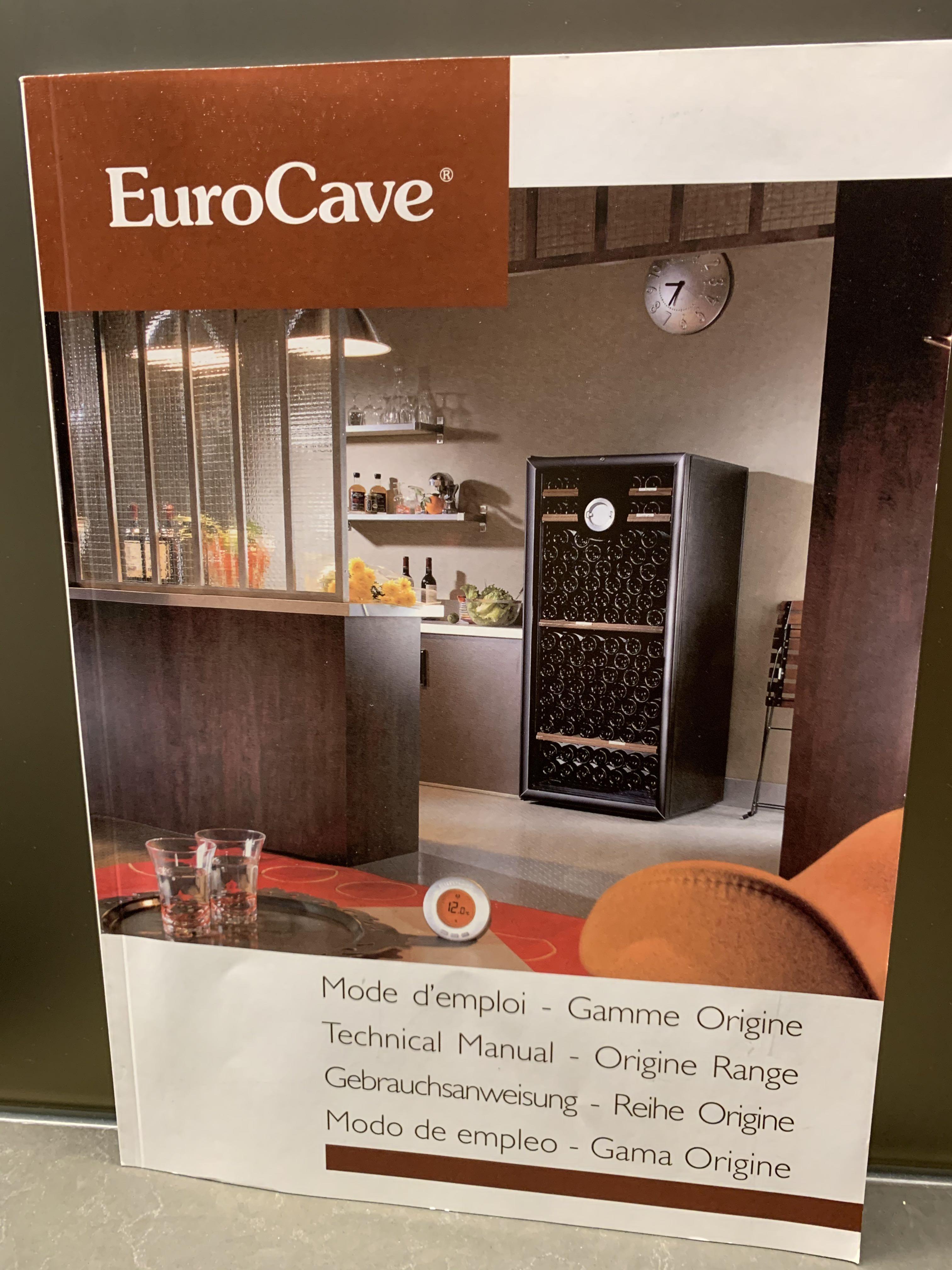EuroCave Origine V180 Wine Fridge, TV & Home Appliances, Kitchen