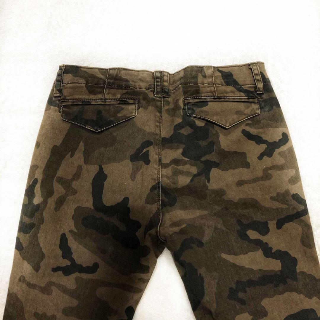 fitted camo pants