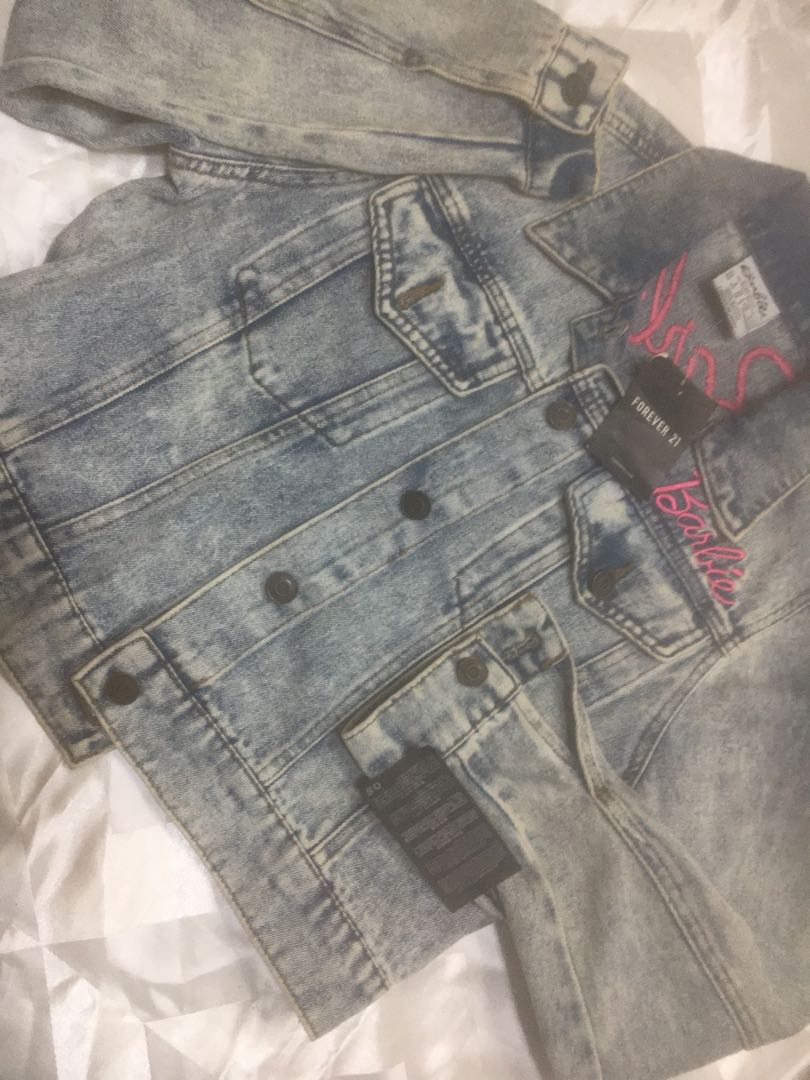 barbie denim jacket forever 21
