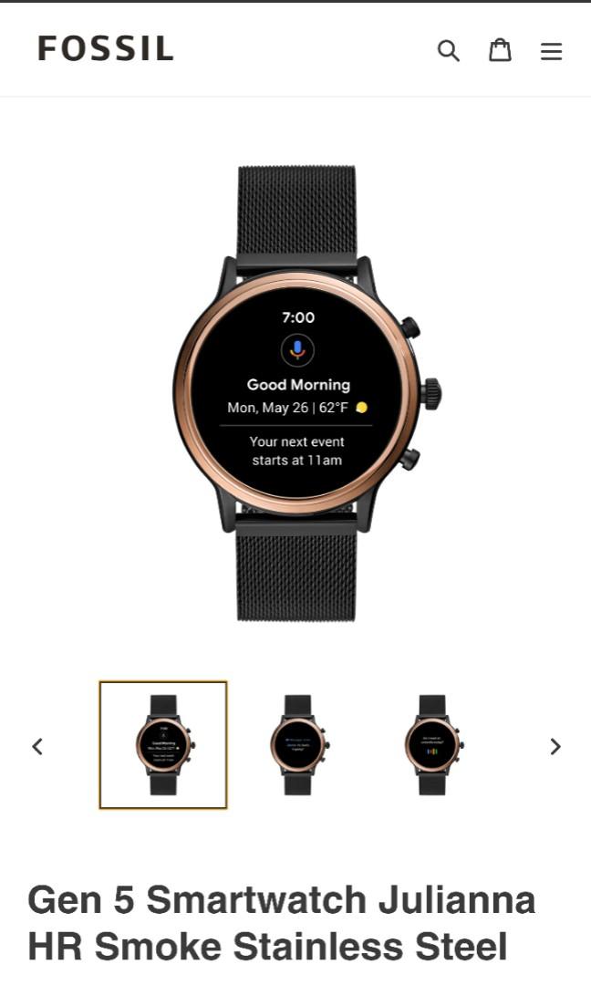 Fossil Gen 5 Smart Watch Smartwatch Julianna Mobile Phones