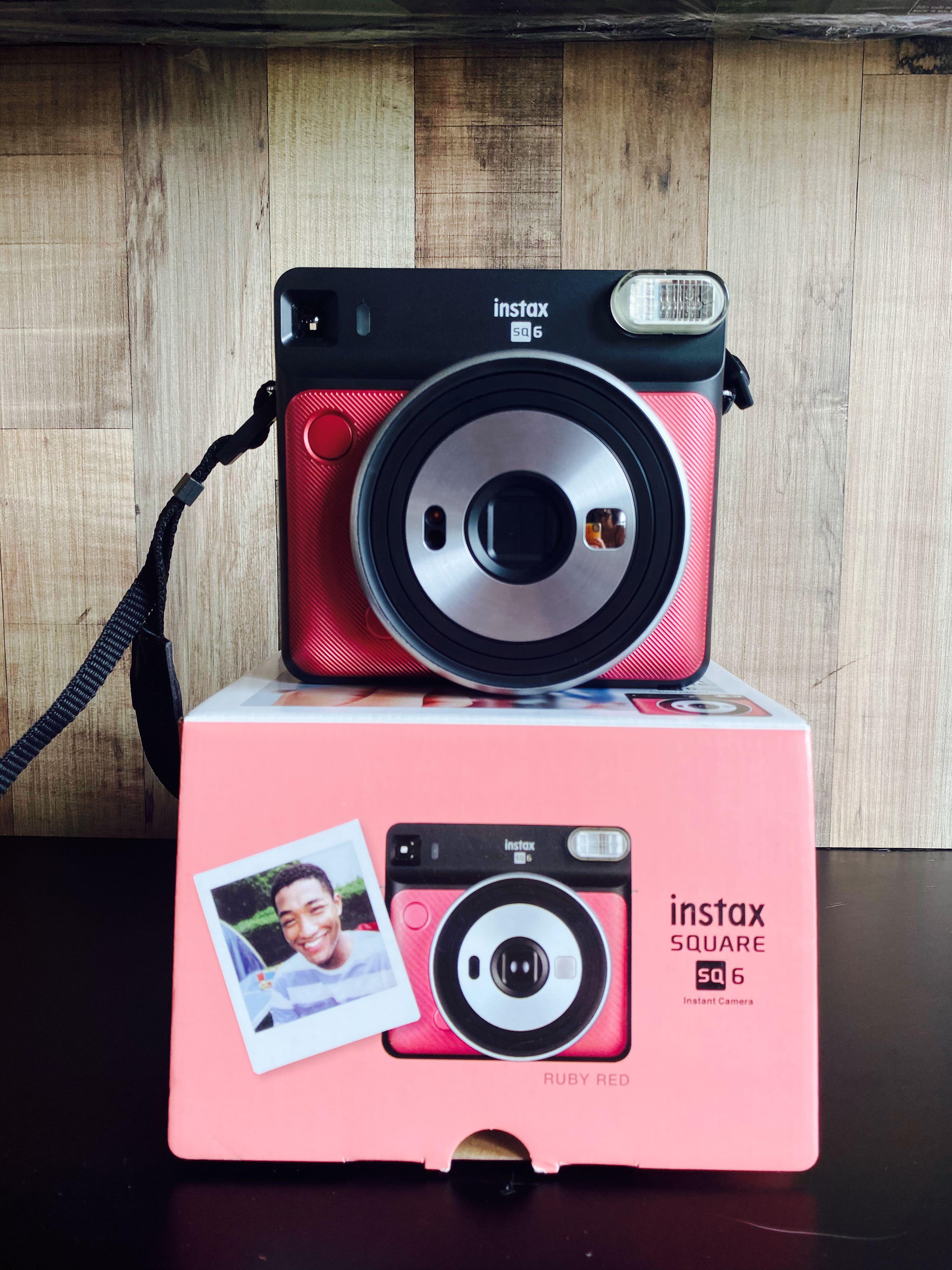 オンラインストア売 FUJI FILM INSTAX SQUARE SQ 6 ルビーレッド - カメラ