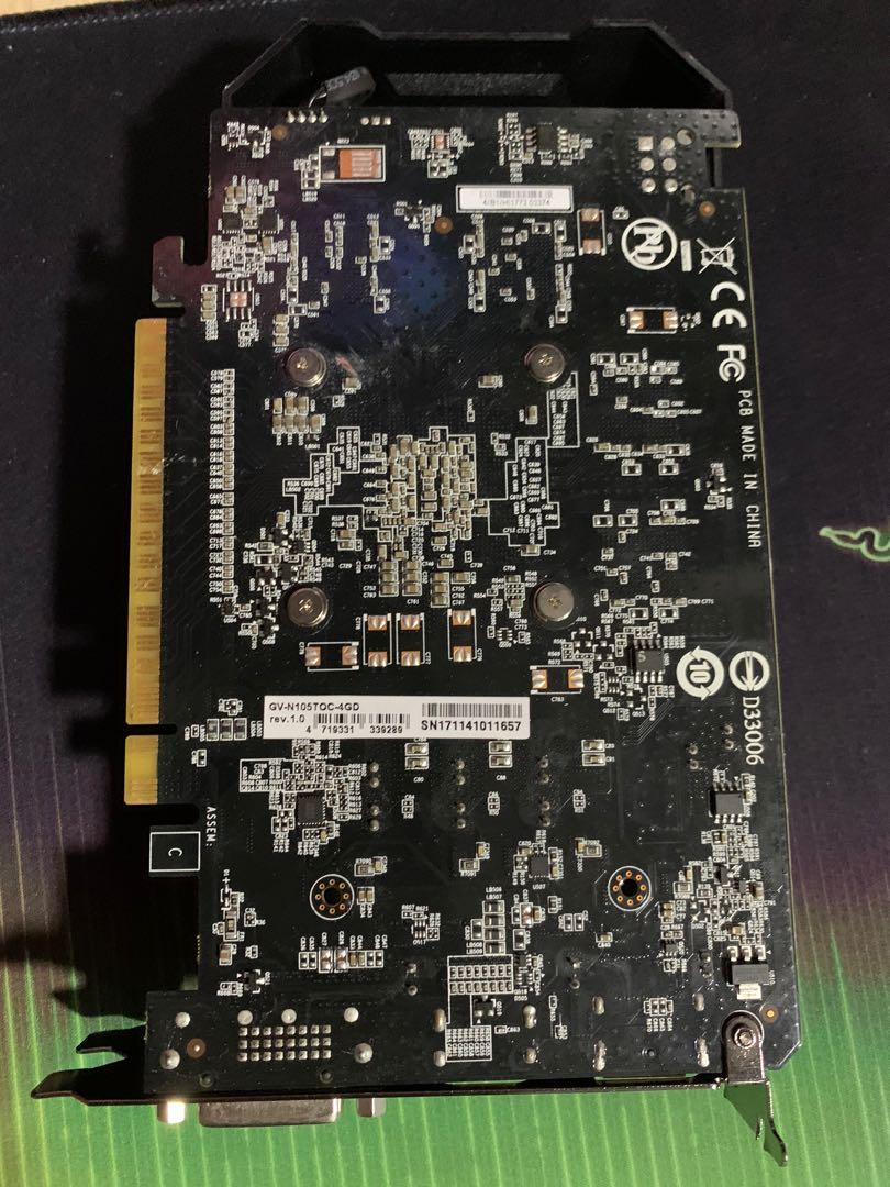 GeForce GTX 1050 Ti OC 4G rev. 1.0 rev1.1 rev1.2 Computers