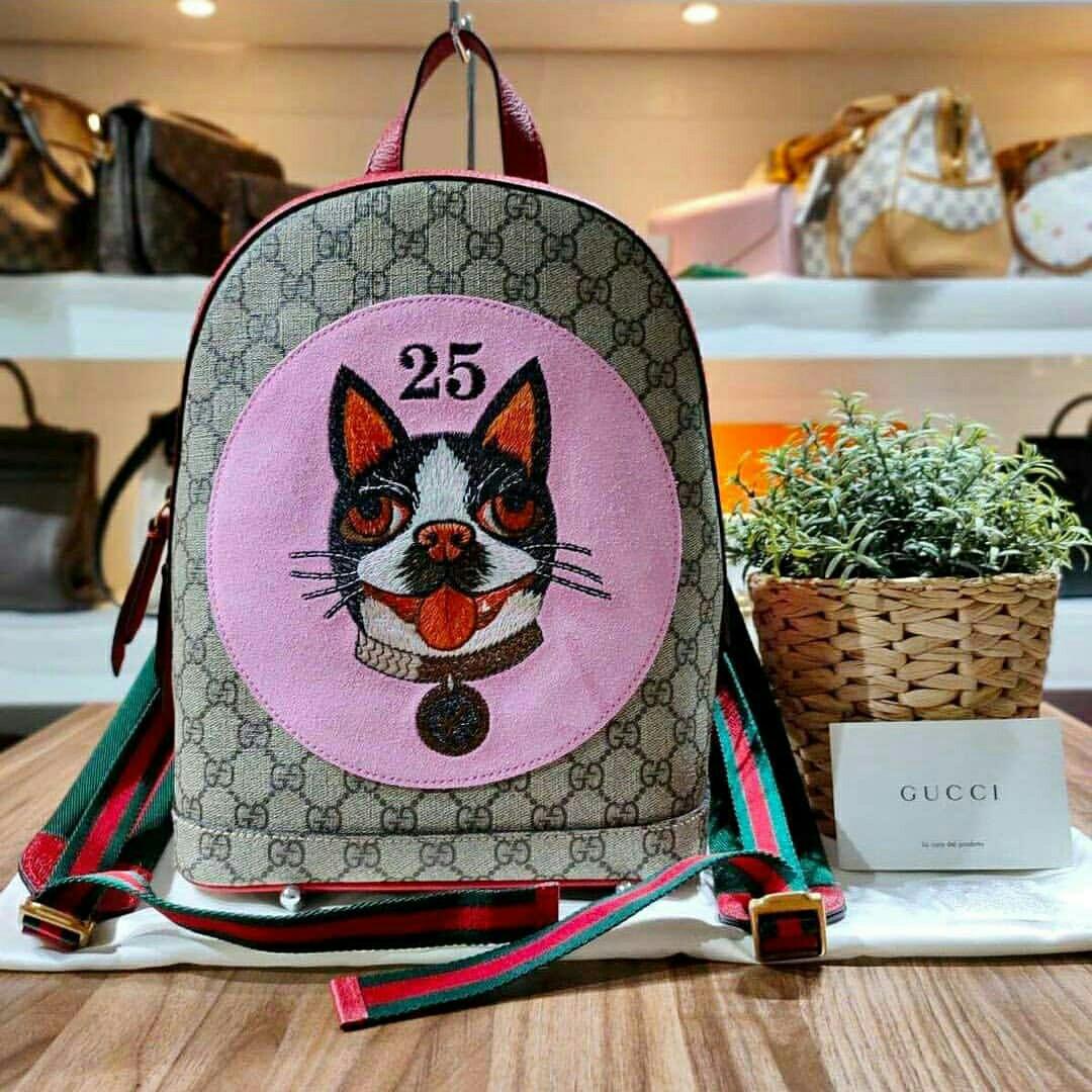 Gucci GG Supreme Bosco Backpack Luxury Bags Wallets on Carousell