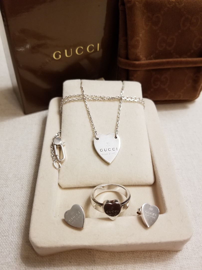 Gucci on sale jewelry set
