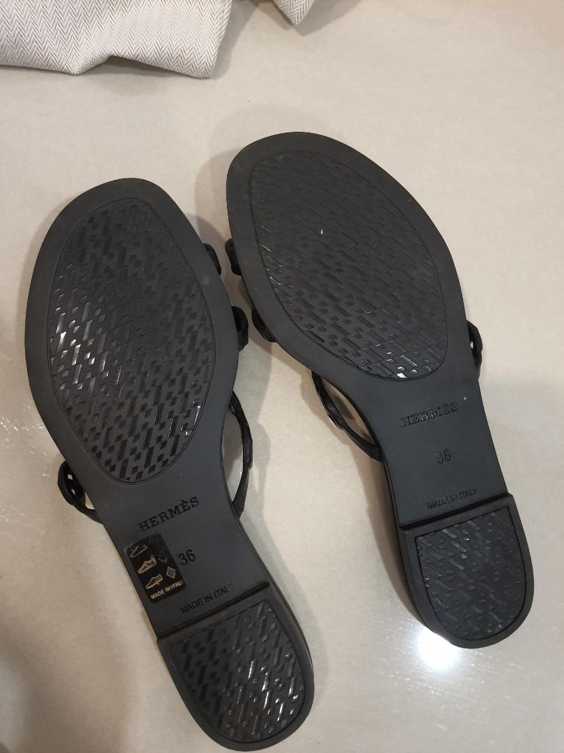 HERMES JELLY SANDALS, Women's Fashion, Footwear, Sandals on Carousell