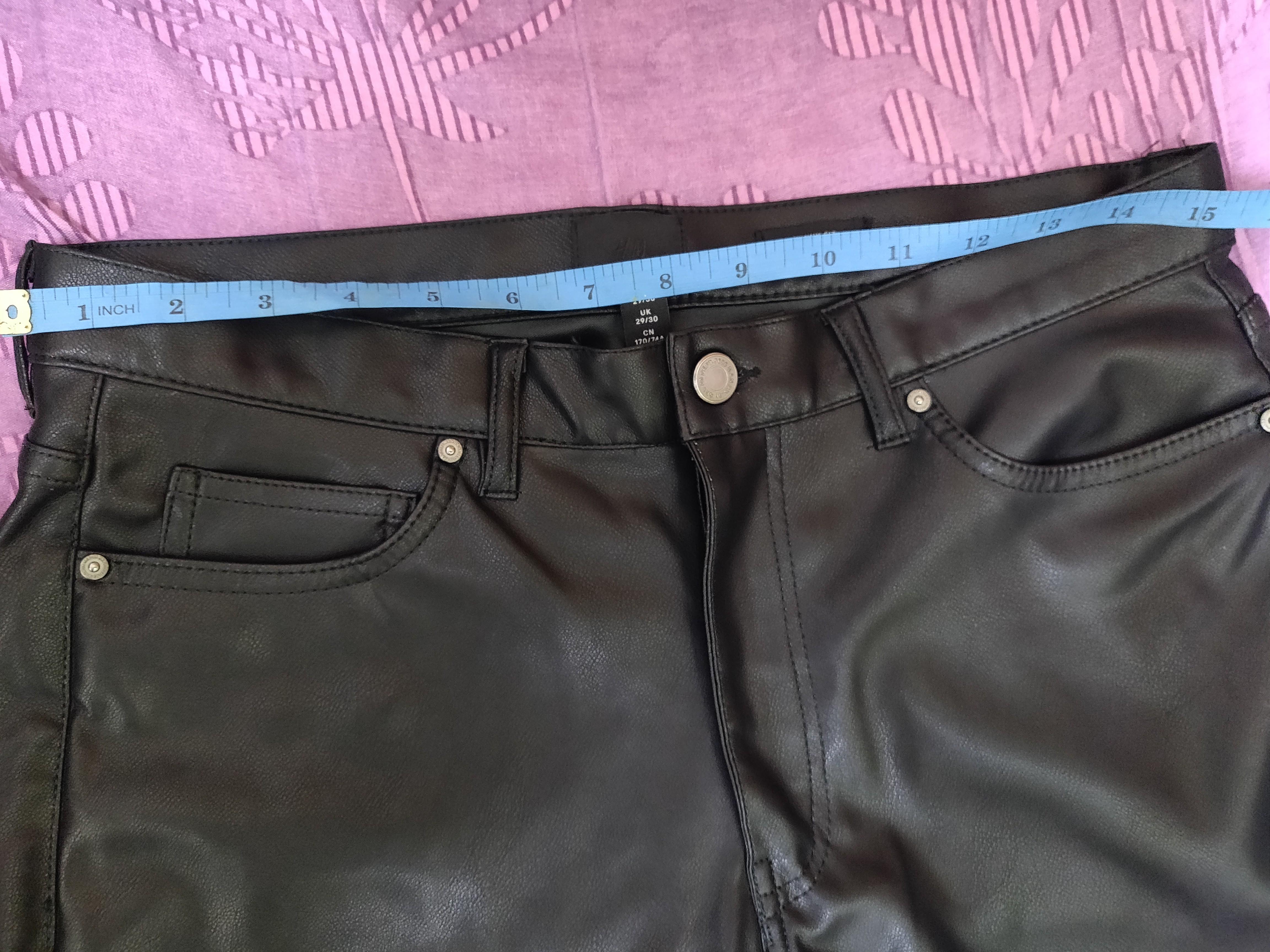 leather pants mens h&m