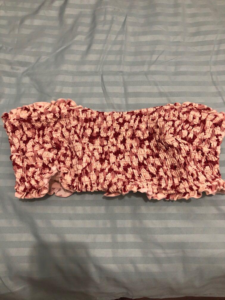 H&M x Love Stories bikini top (Category: Bikinis & Swimsuits) located in Quezon City. Submitted by ptriestodeclutter (Listing ID 1032521733, Image 1). Description: Used once Size medium .