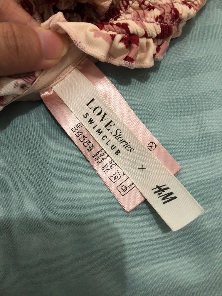 H&M x Love Stories bikini top (Category: Bikinis & Swimsuits) located in Quezon City. Submitted by ptriestodeclutter (Listing ID 1032521733, Image 3). Description: Used once Size medium .