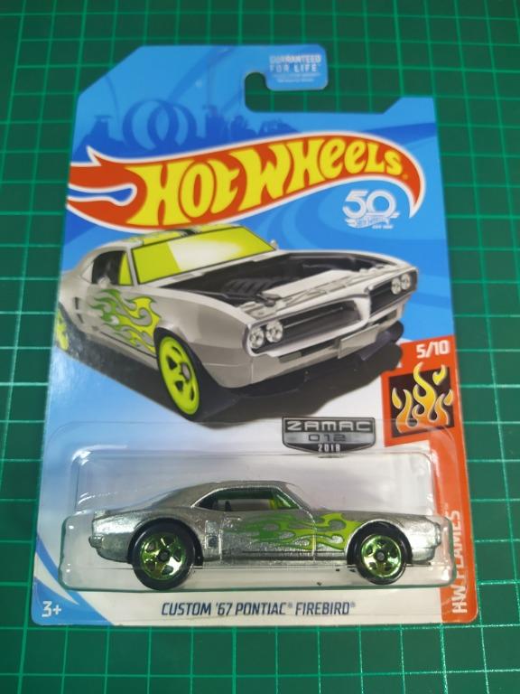 Hot wheels custom clearance 67 pontiac firebird zamac