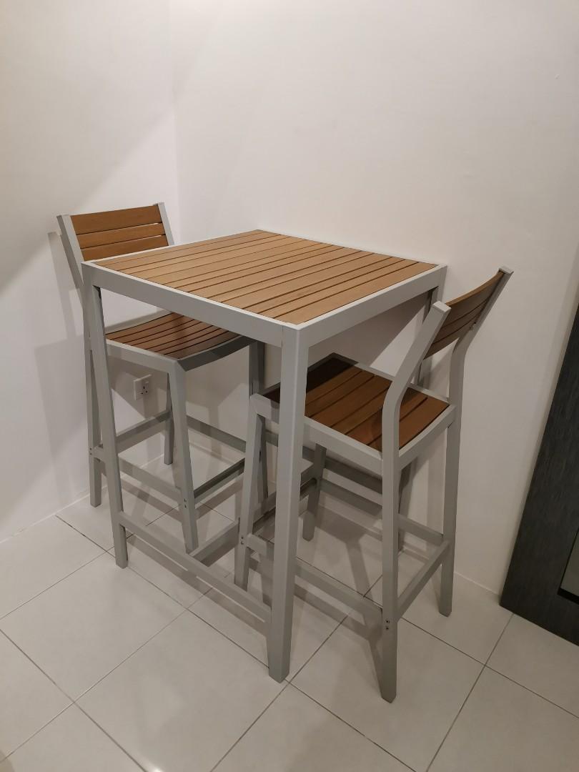 IKEA SJ LLAND Bar Table Stool Outdoor