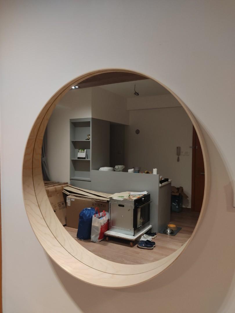 STOCKHOLM Mirror, walnut veneer, 311/2 - IKEA