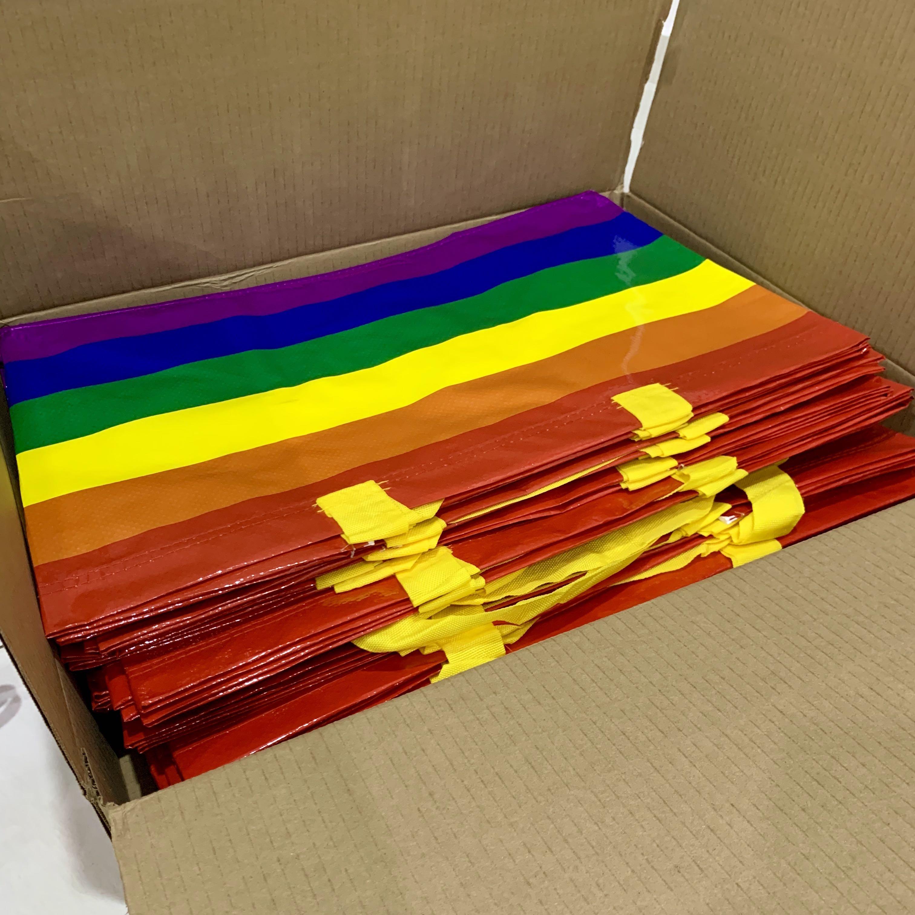 Ikea STORSTOA (FRAKTA) - Sacchetti Riutilizzabili Pride Rainbow Da 71