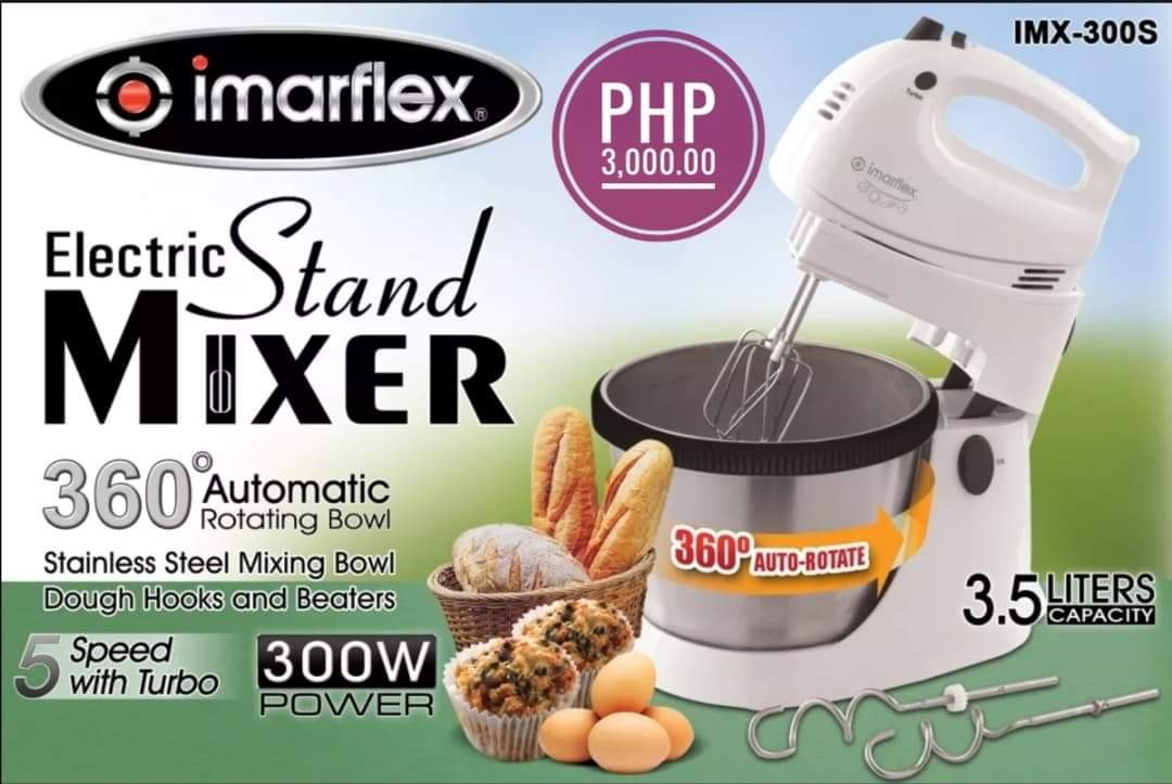 Imarflex Hand/Stand Mixer, TV & Home Appliances, Kitchen Appliances