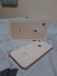 Iphone 8 64GB rosegold ex inter FREE Case