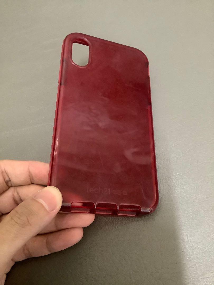 tech21 iphone xr case red