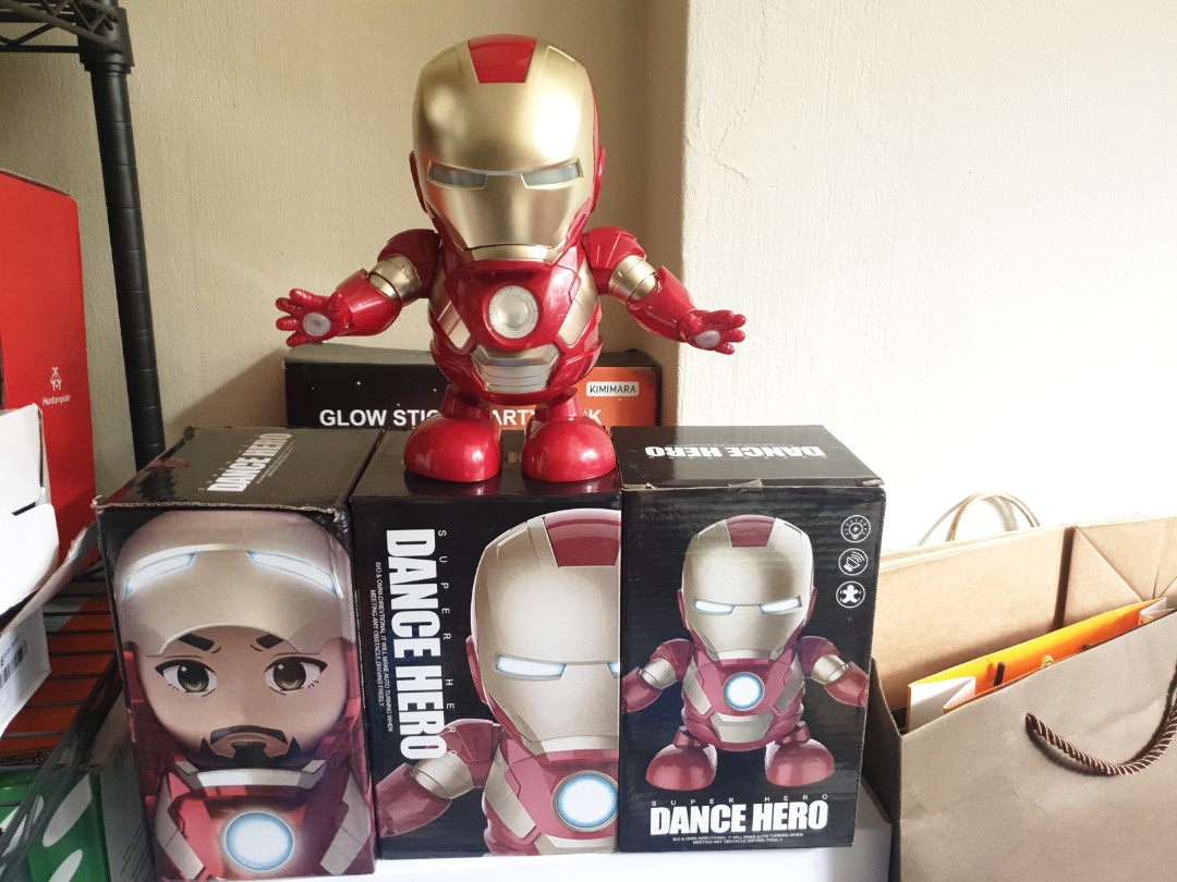 dance hero iron man toy
