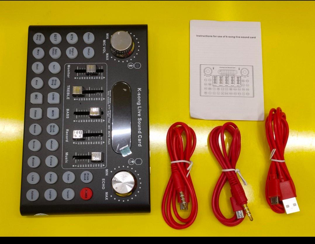 K SONG LIVE SOUND CARD SET, Electronics, Audio on Carousell
