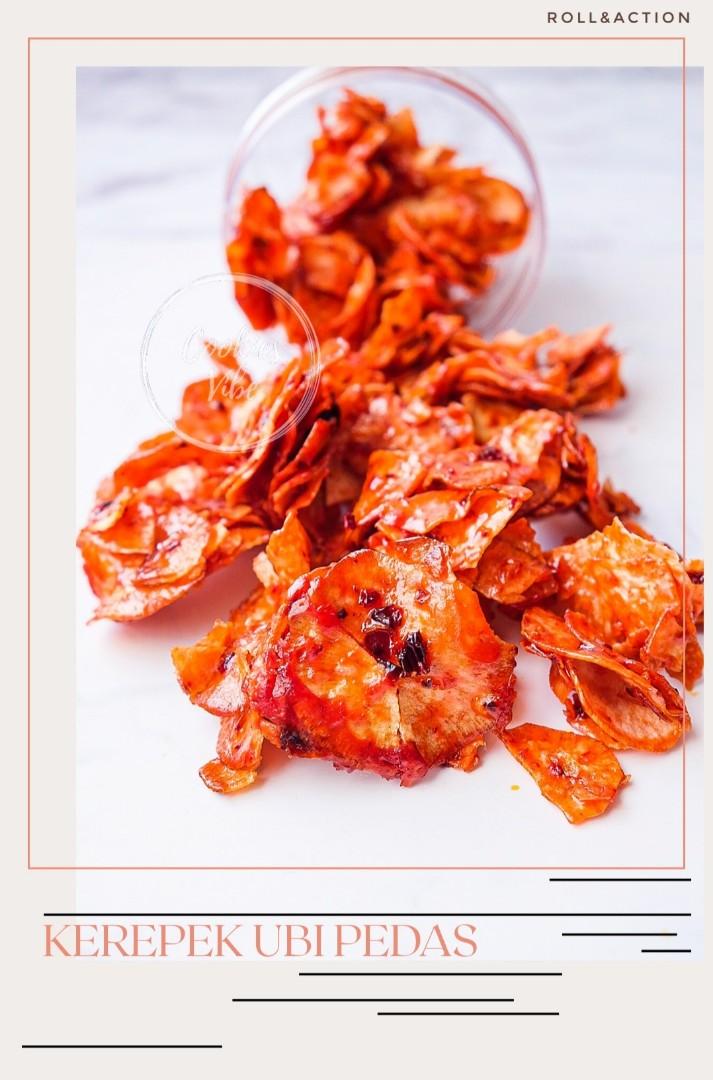 Kerepek Ubi Pedas Food Drinks Packaged Snacks On Carousell