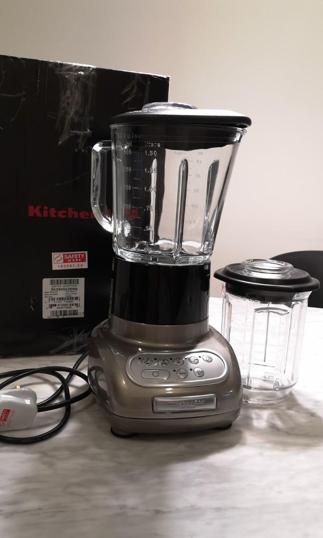 KitchenAid Blender with Glass Jar & Culinary Jar, TV & Home Appliances