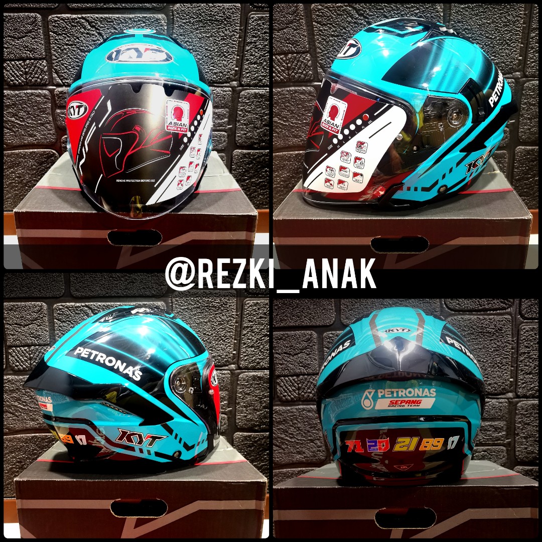KYT NFJ Petronas Motorcycles Motorcycle Apparel on Carousell
