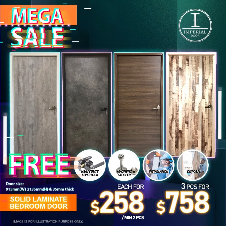 Mega Sale Hdb Main Door Gate Promo Package Home Services Renovations On Carousell