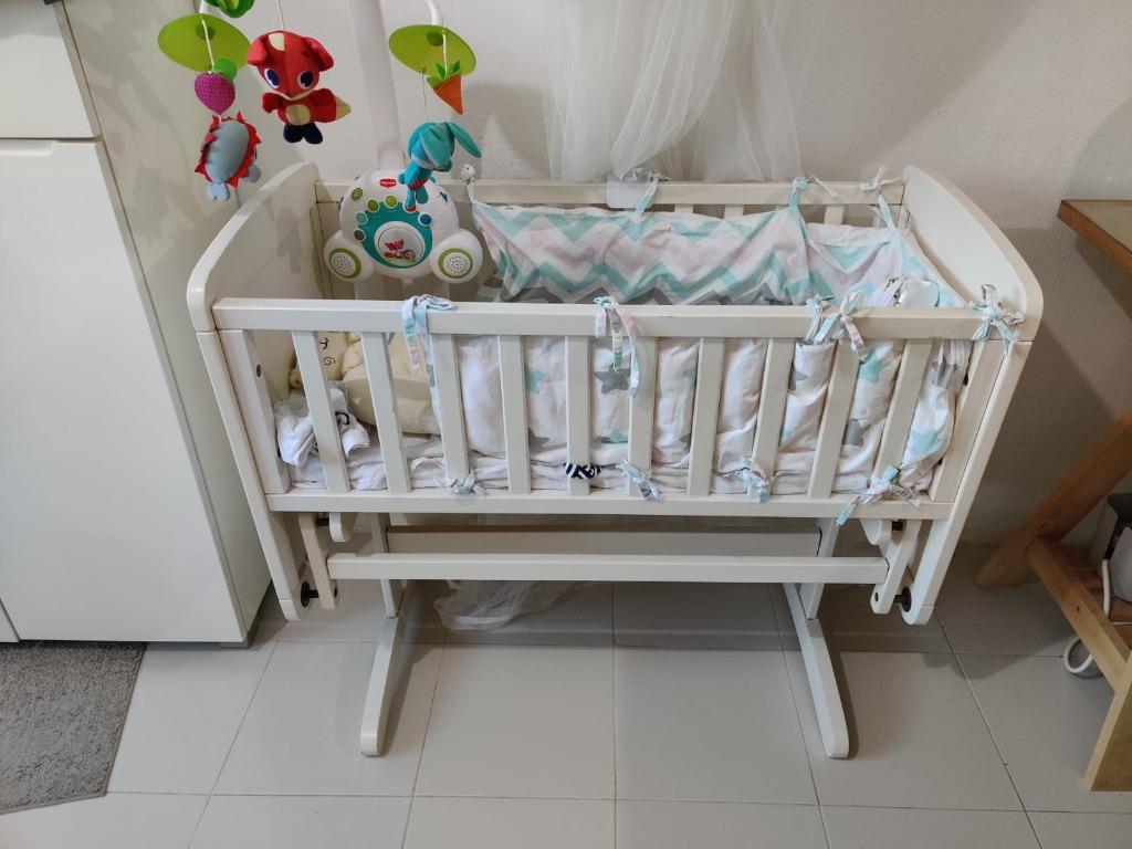 Mothercare Gliding Crib Babies Kids Baby Nursery Kids Furniture Cots Cribs on Carousell
