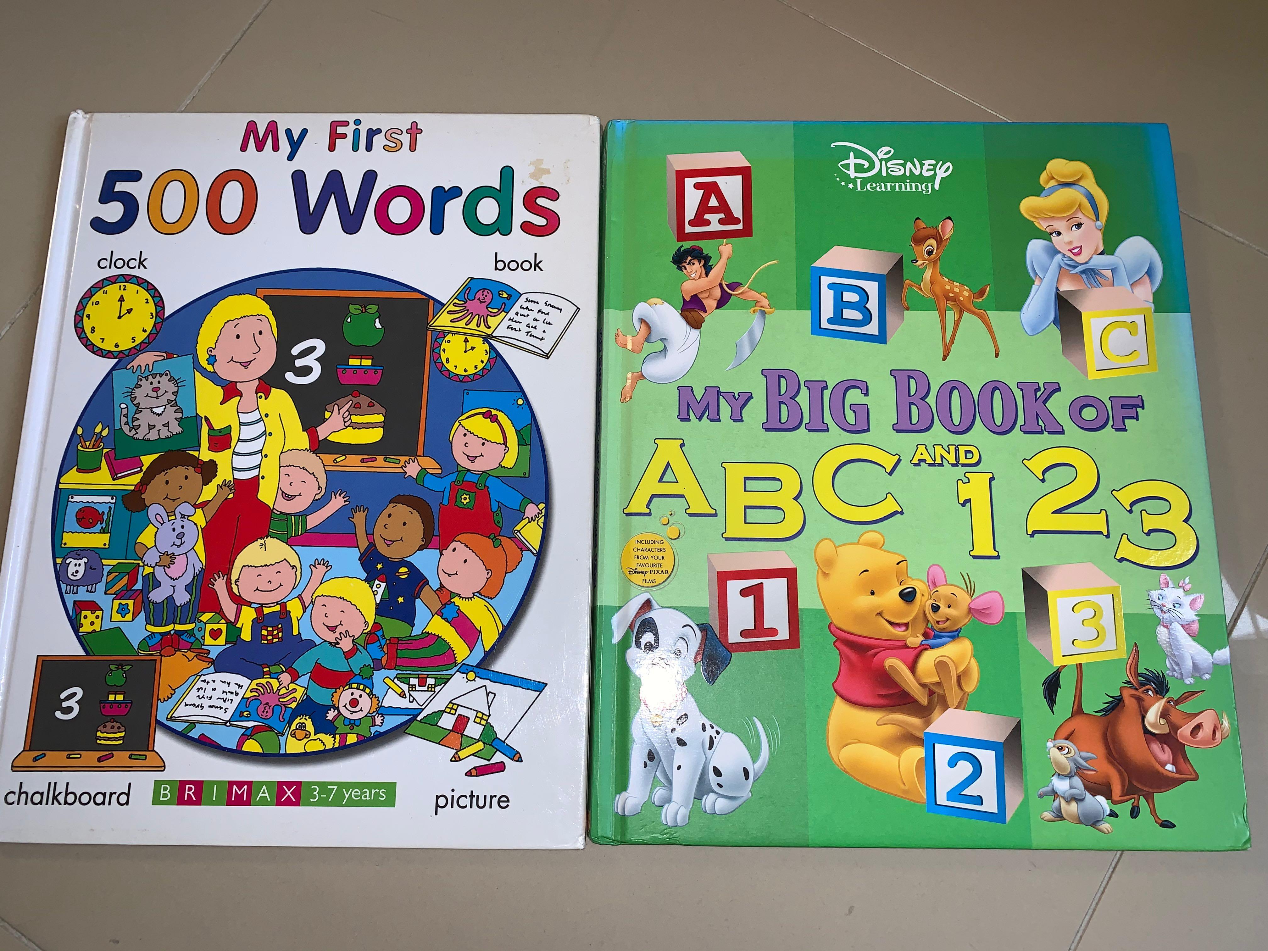 My big book of ABC and 123 & My first 500 words, 興趣及遊戲, 書本