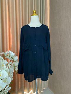 Navy blouse