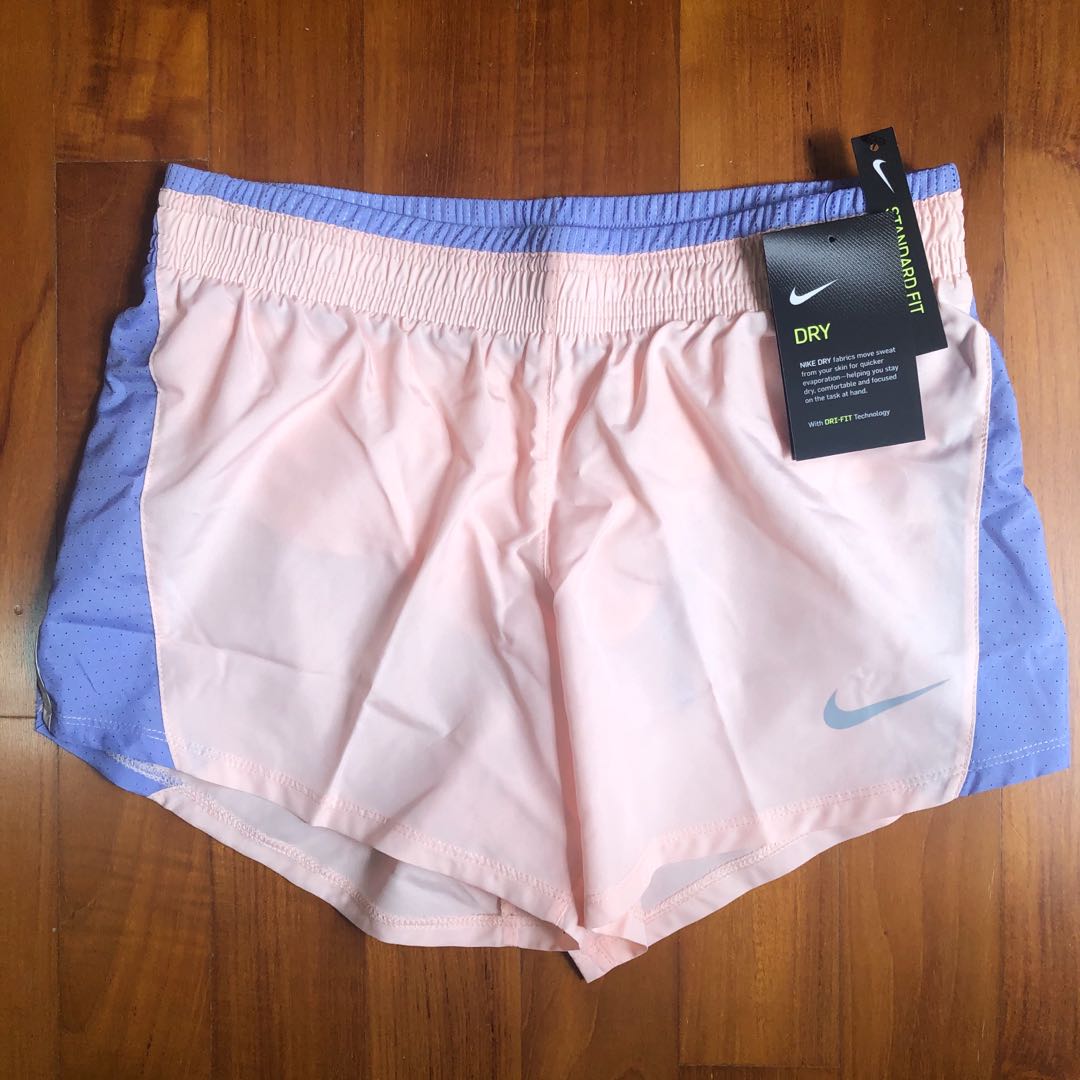 nike running 10k shorts pink