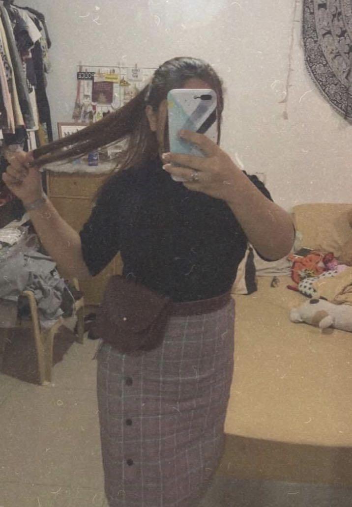 Plaid skirt (Category: Skirts) located in San Jose del Monte. Submitted by _ecjc (Listing ID 1032459282, Image 3). Description: Can fit to M-L.