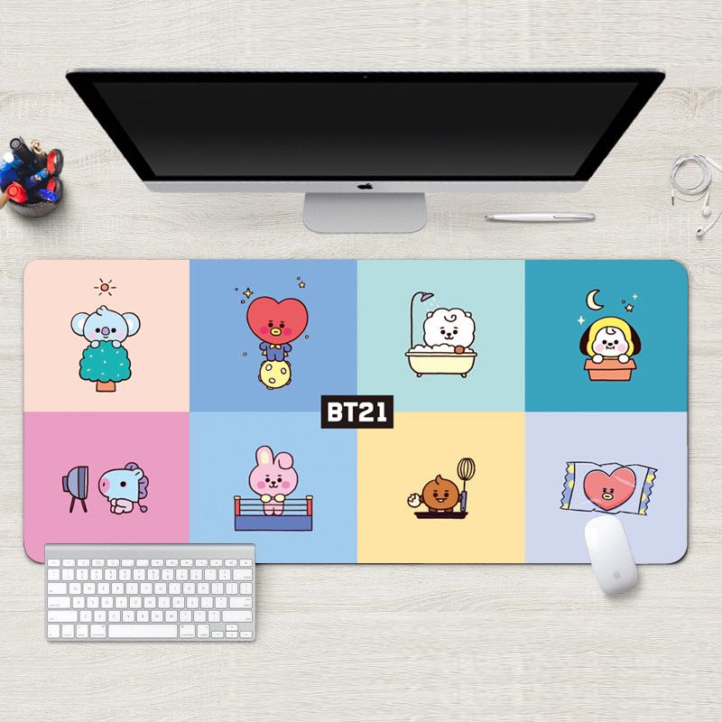 [PO] BT21 Long Mouse Pad, Hobbies & Toys, Memorabilia & Collectibles