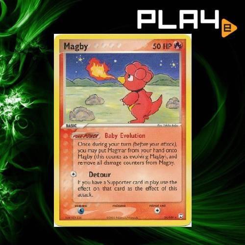 Pokemon Magby - 24/109 - Rare Card, Hobbies & Toys, Toys & Games on  Carousell