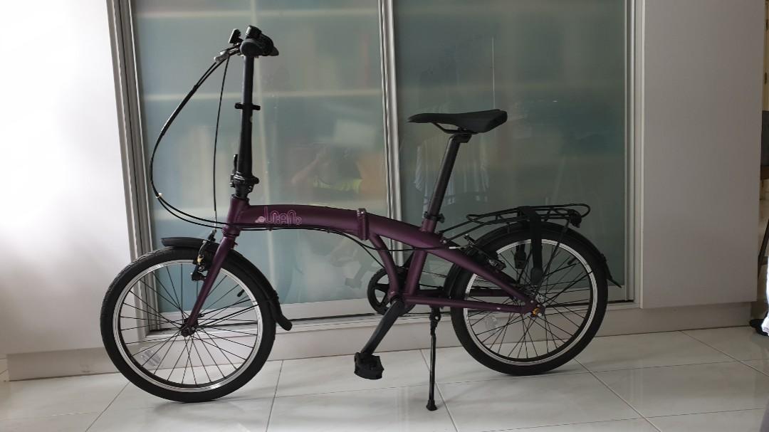 Polygon urbano top i3 folding bike