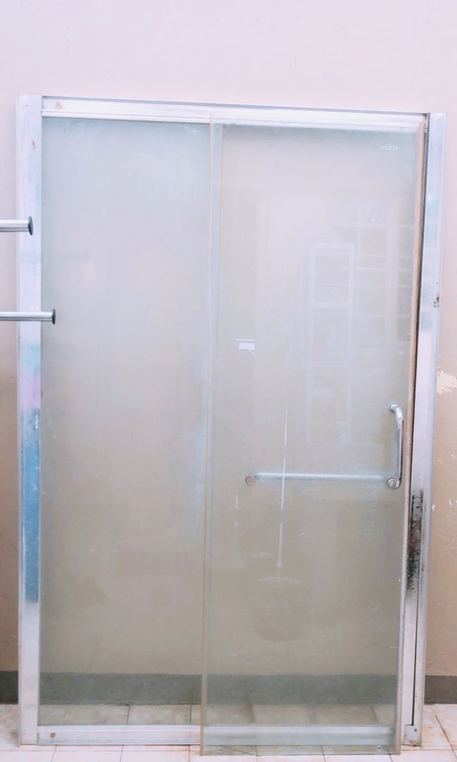 WILCON POZZI #A6-2 SINGLE SLIDE LEFT SLIDING DOOR SHOWER ENCLOSURE