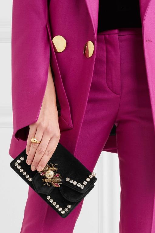 Gucci broadway hotsell velvet mini bag
