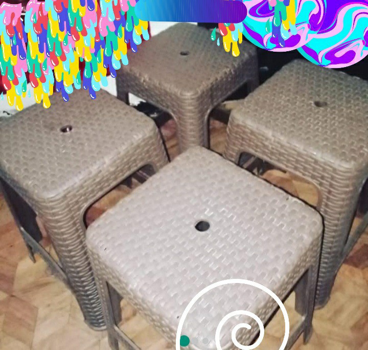 Rattan Style Monoblock Chair, Furniture & Home Living, Home Improvement ...