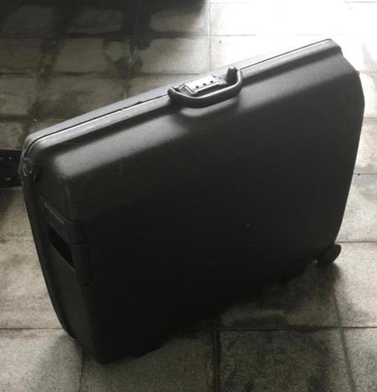 samsonite 29 oyster hard suitcase