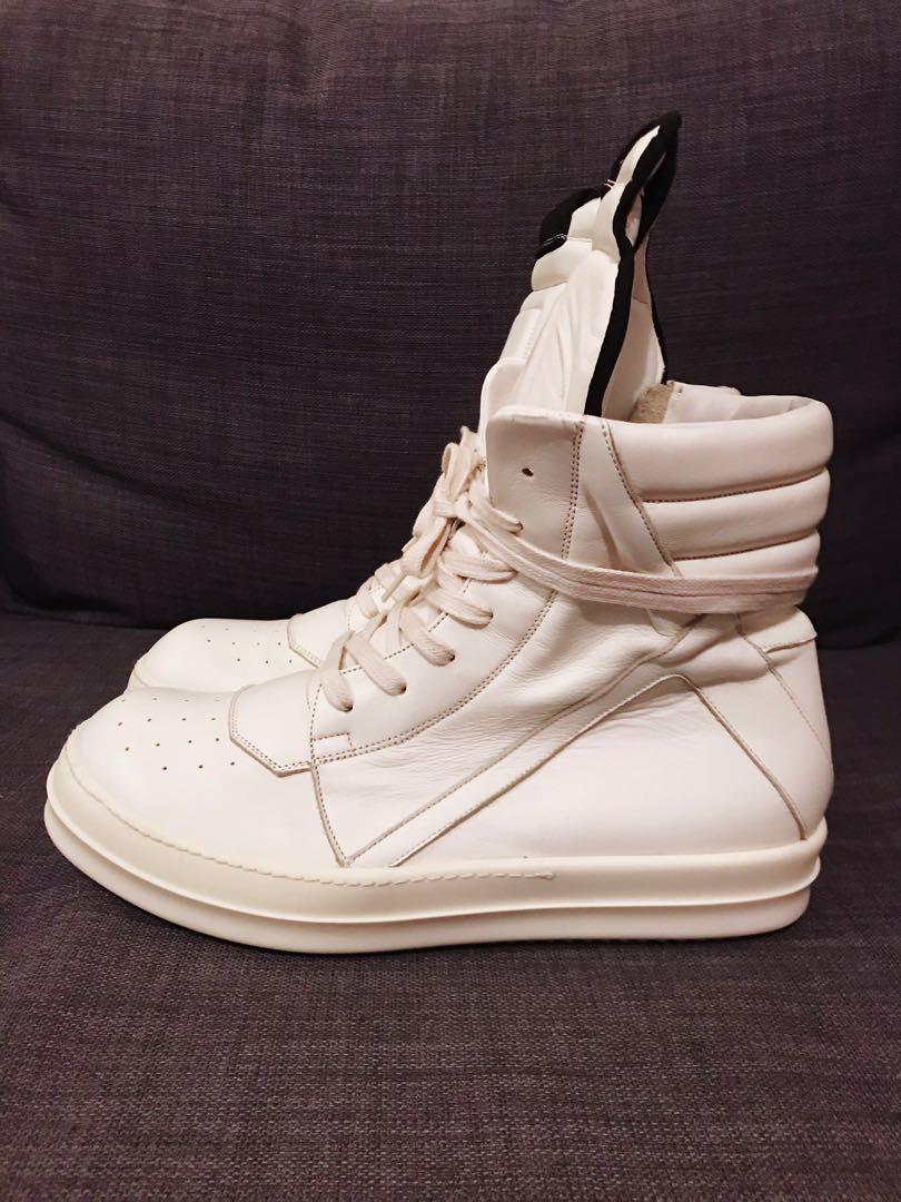 rick owens geobasket milk