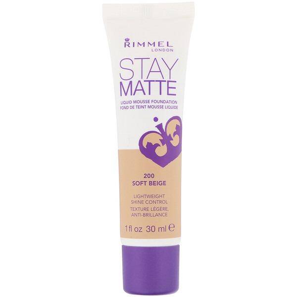 rimmel stay matte liquid mousse foundation shades