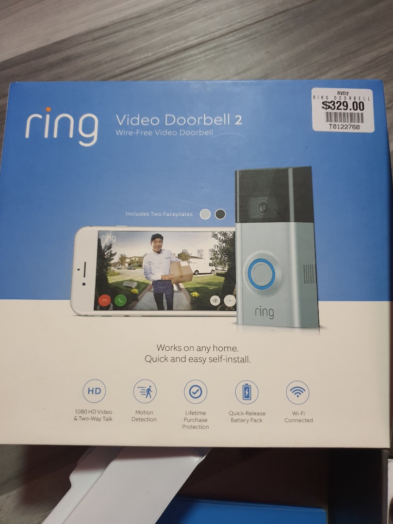 Ring Doorbell 2 Video Doorbell Electronics Others On Carousell