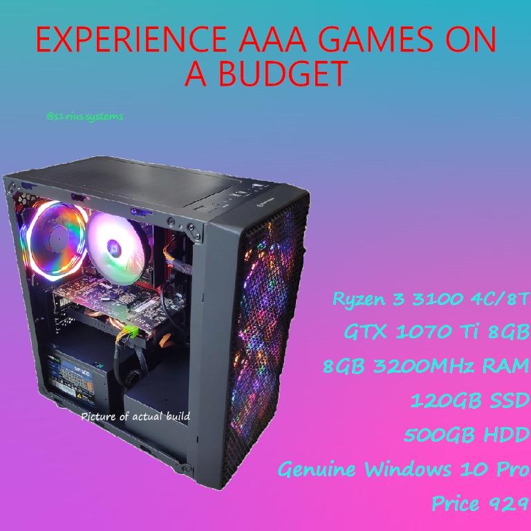 Ryzen 2600 gtx 1070 ti 2025