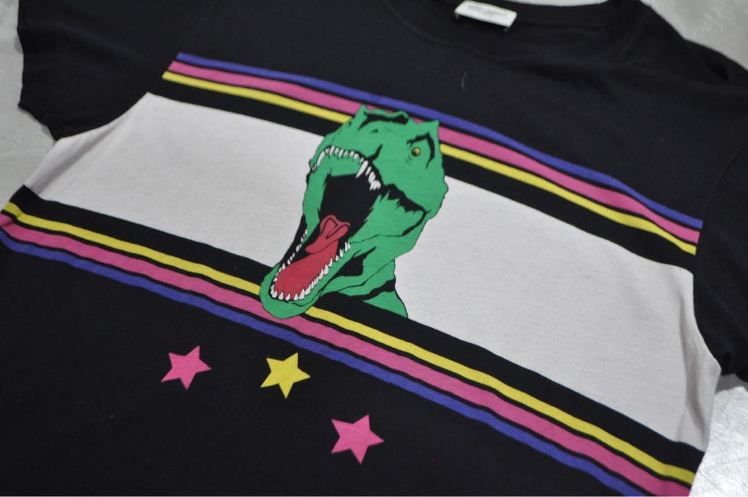 saint laurent dinosaur tee