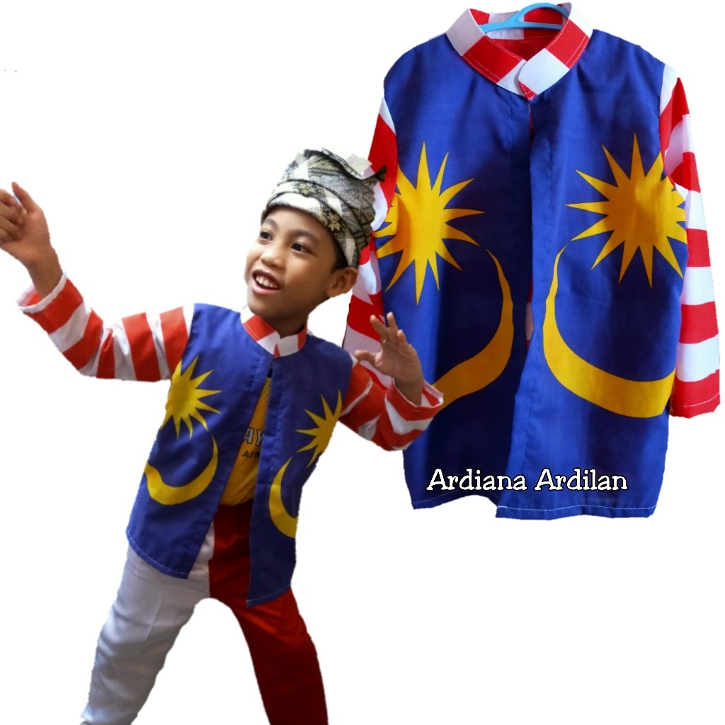 Sewa set baju melayu bendera / merdeka, Babies & Kids, Babies & Kids