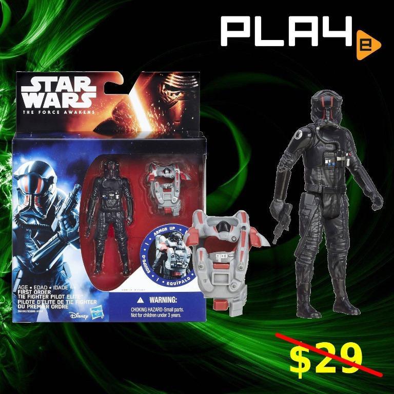 Star Wars First Order Tie Fighter Pilot Black Series Hasbro - O Espaço