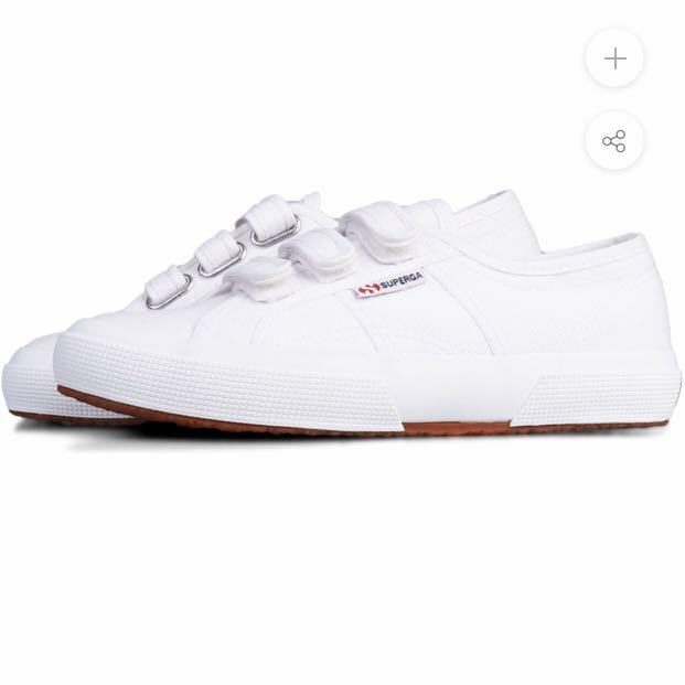 superga strap shoes