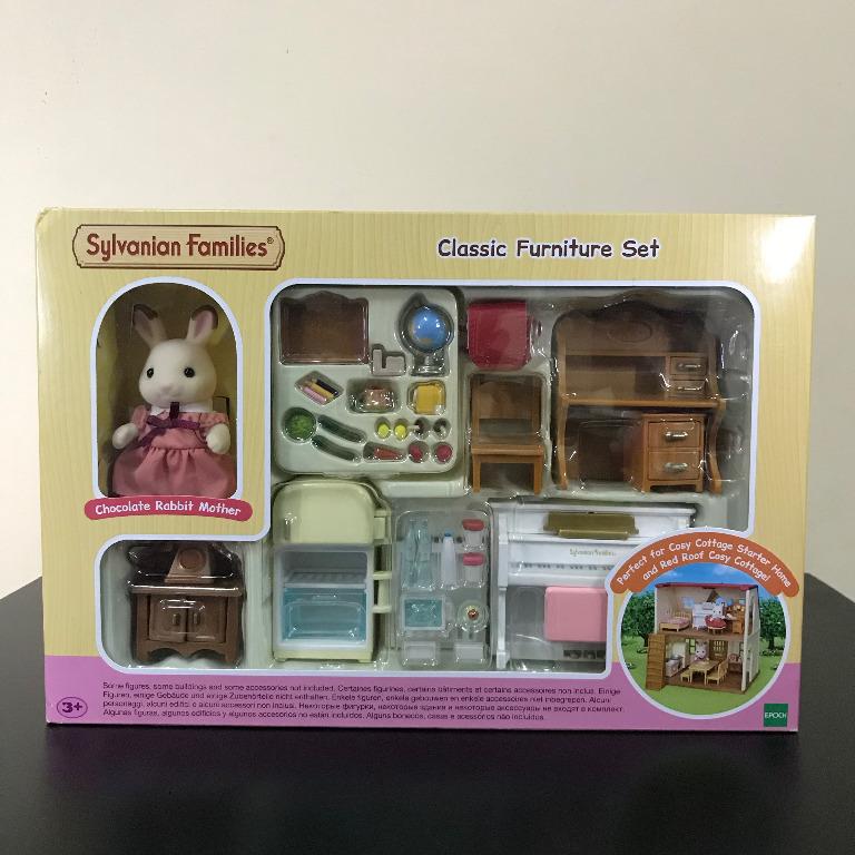 Sylvanian families hot sale classic furniture set